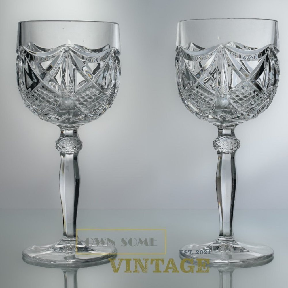 VINTAGE Crystal Glassware | Nachtmann Crystal Stemware | Beautiful Set for Two - Picture 5 of 5